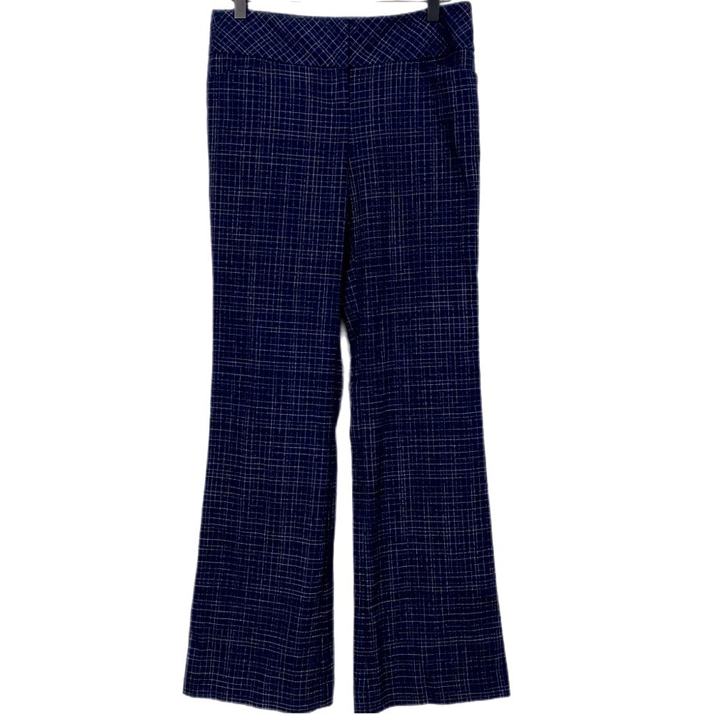 LOFT Women’s Blue & White Check Dress Pants Size 0